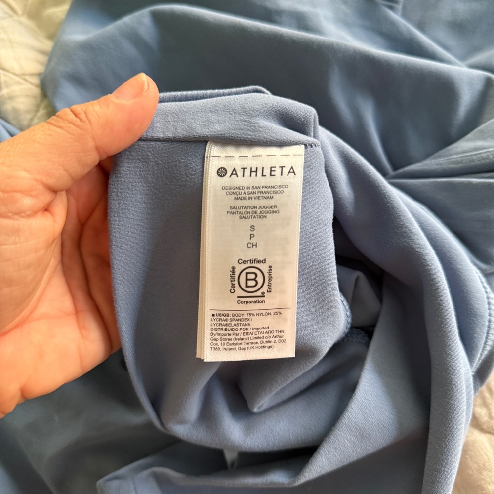 Athleta Salutation Blue Joggers - image 5